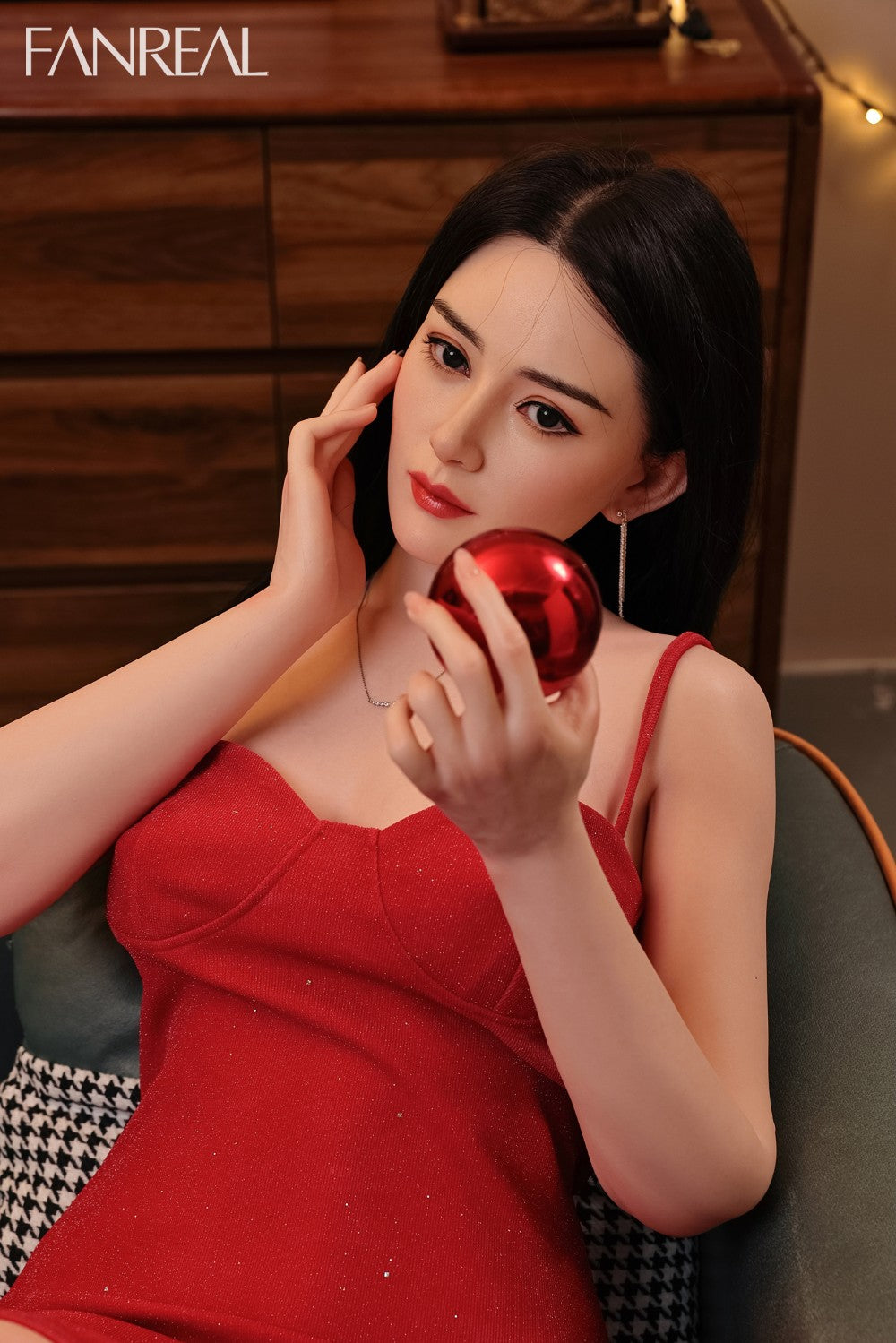 Ling Sexdocka (FanReal Doll 170cm D-kupa Silikon)
