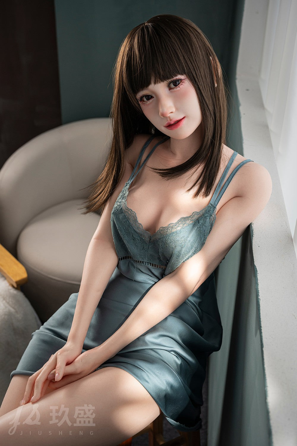 Runa seksnukk (Jiusheng 156 cm B-Cup #102B silikoon)