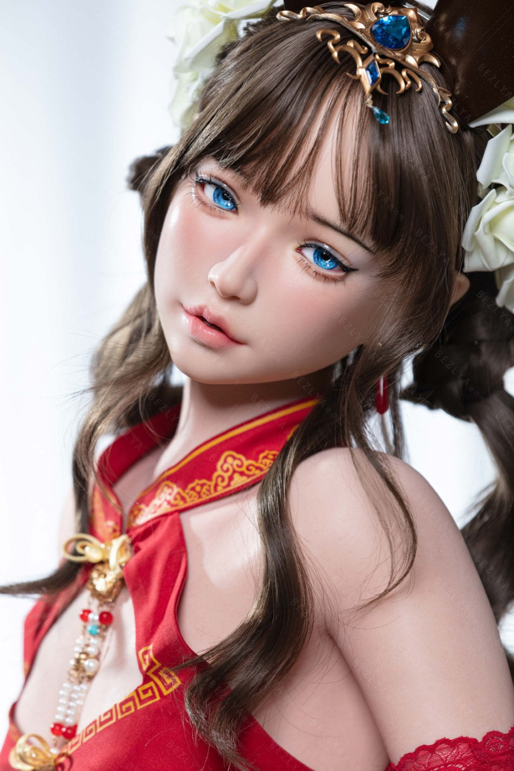 Mandraradora seksnukk (Bezlya Doll 155 cm B tass 2,1 silikoon)