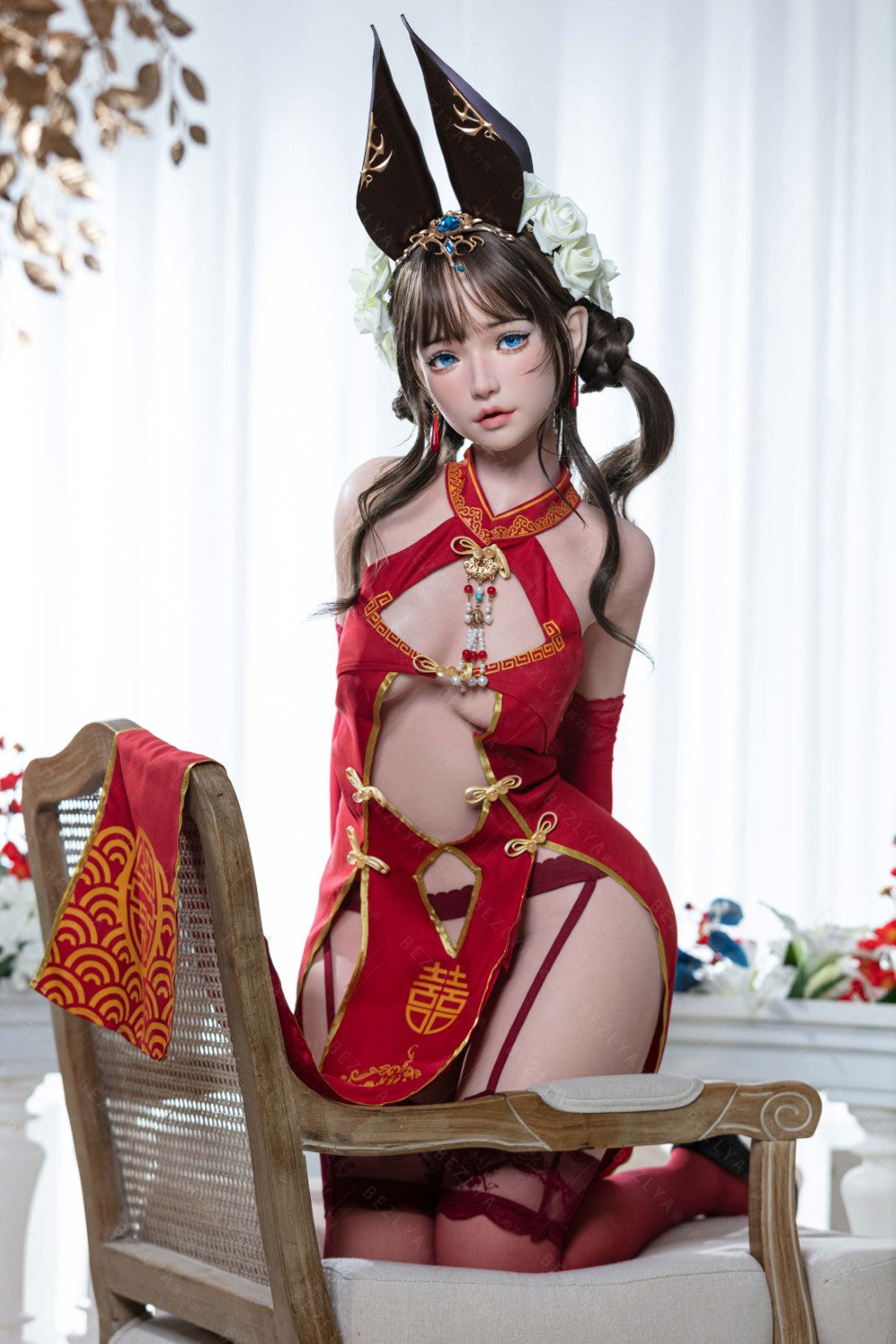 Mandraradora seksnukk (Bezlya Doll 155 cm B tass 2,1 silikoon)