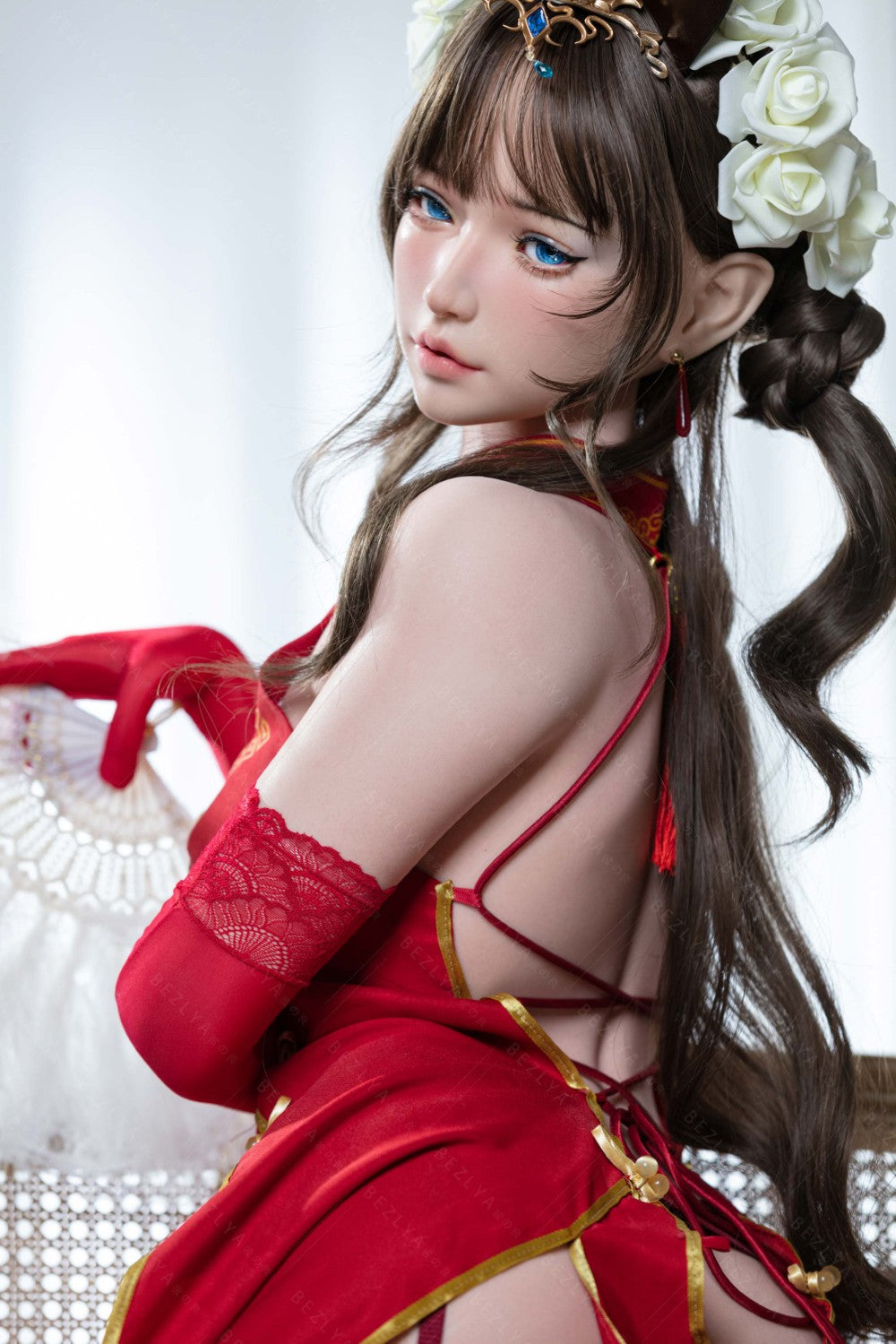 Mandraradora seksnukk (Bezlya Doll 155 cm B tass 2,1 silikoon)