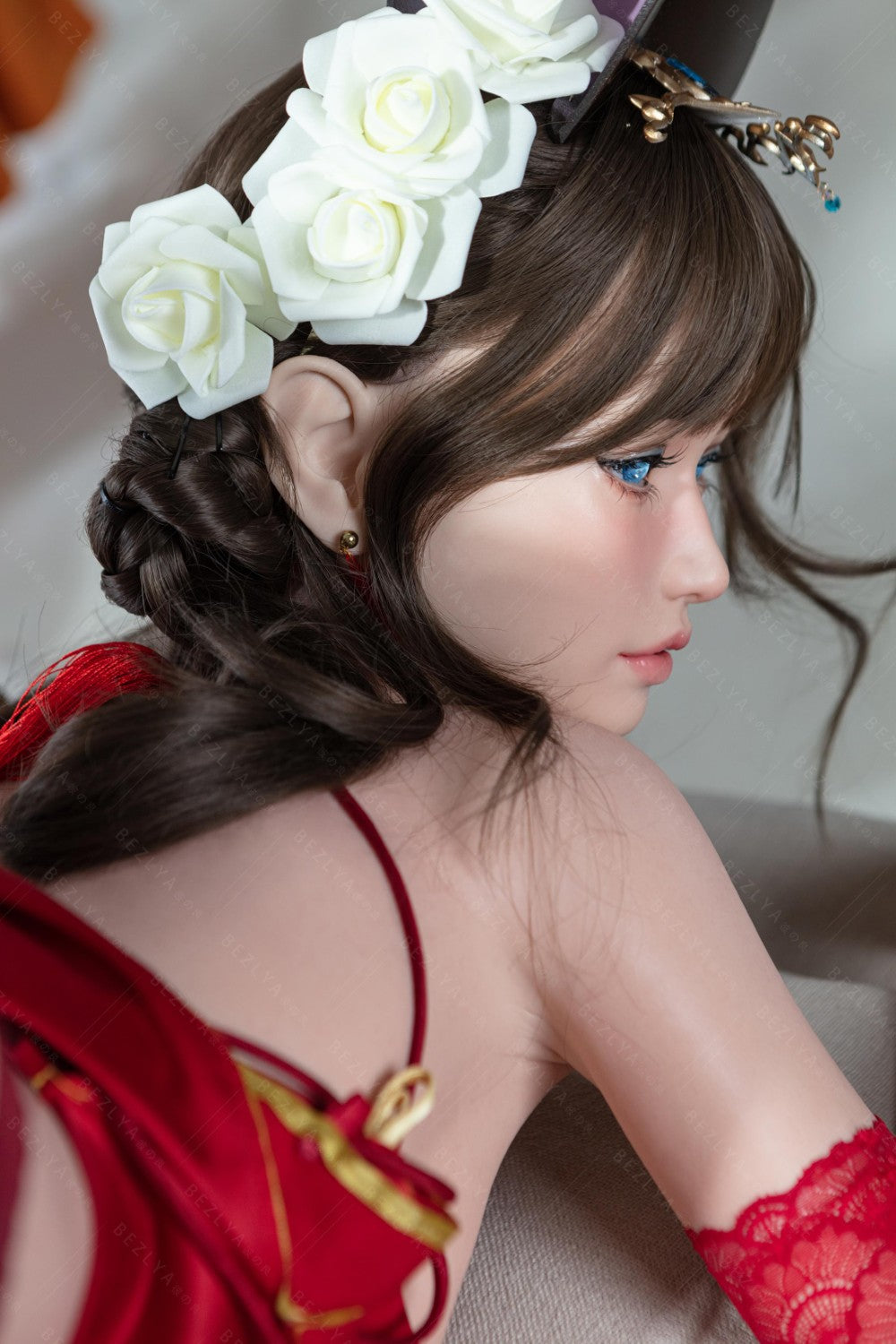 Mandraradora seksnukk (Bezlya Doll 155 cm B tass 2,1 silikoon)