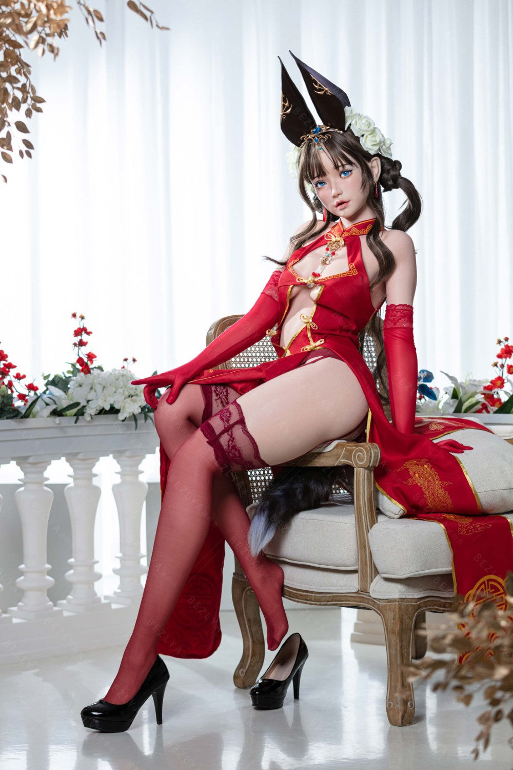 Mandraradora seksnukk (Bezlya Doll 155 cm B tass 2,1 silikoon)