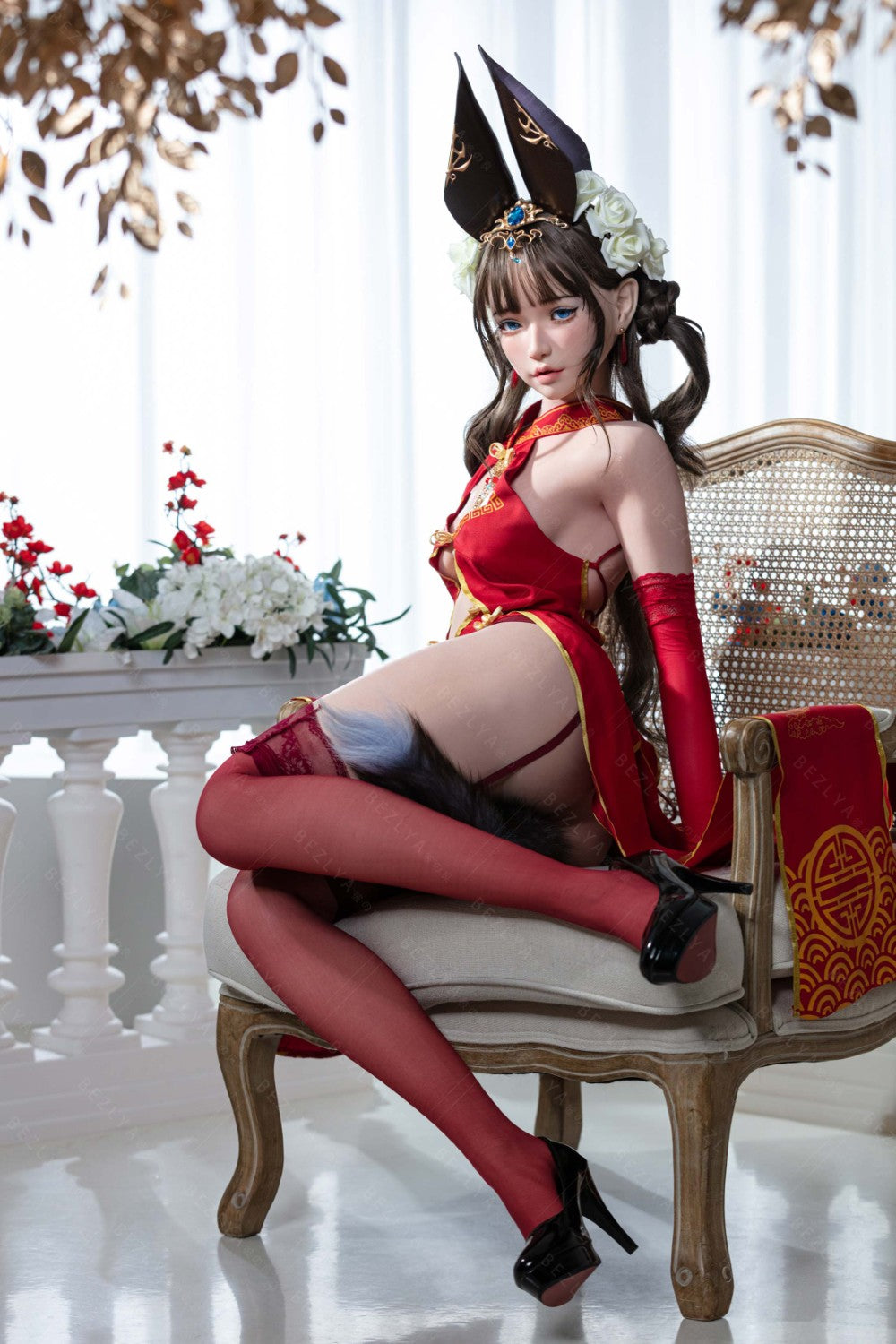 Mandraradora seksnukk (Bezlya Doll 155 cm B tass 2,1 silikoon)