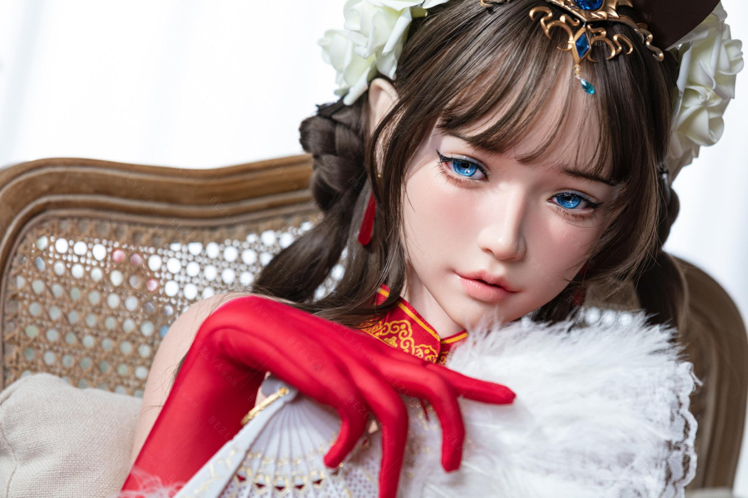 Mandraradora seksnukk (Bezlya Doll 155 cm B tass 2,1 silikoon)