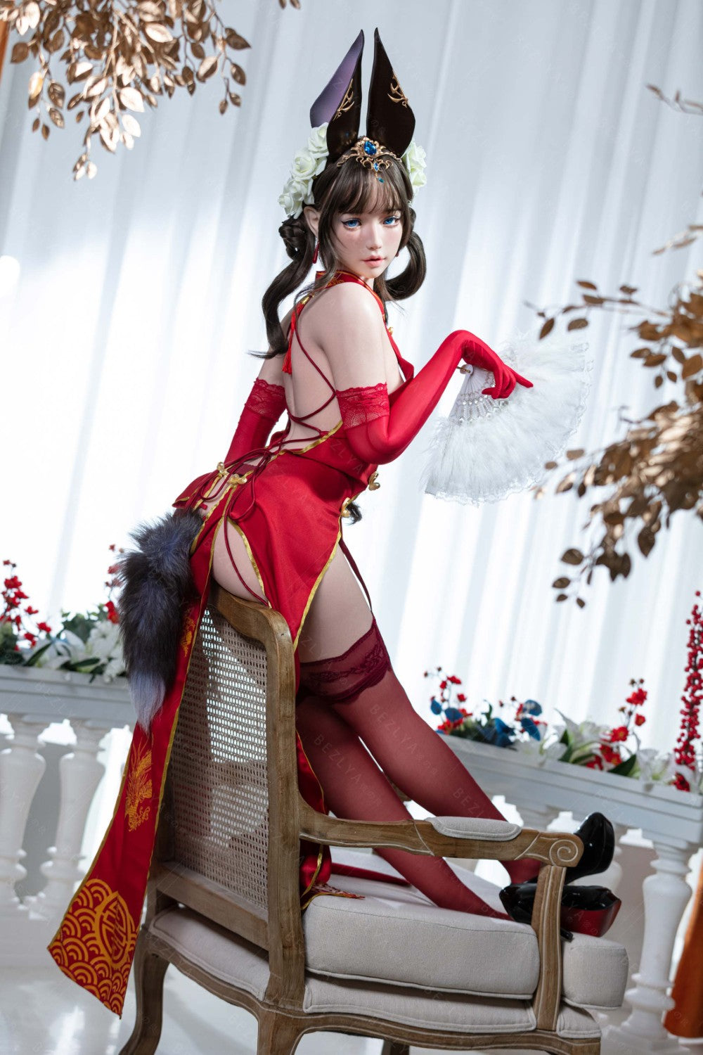 Mandraradora seksnukk (Bezlya Doll 155 cm B tass 2,1 silikoon)
