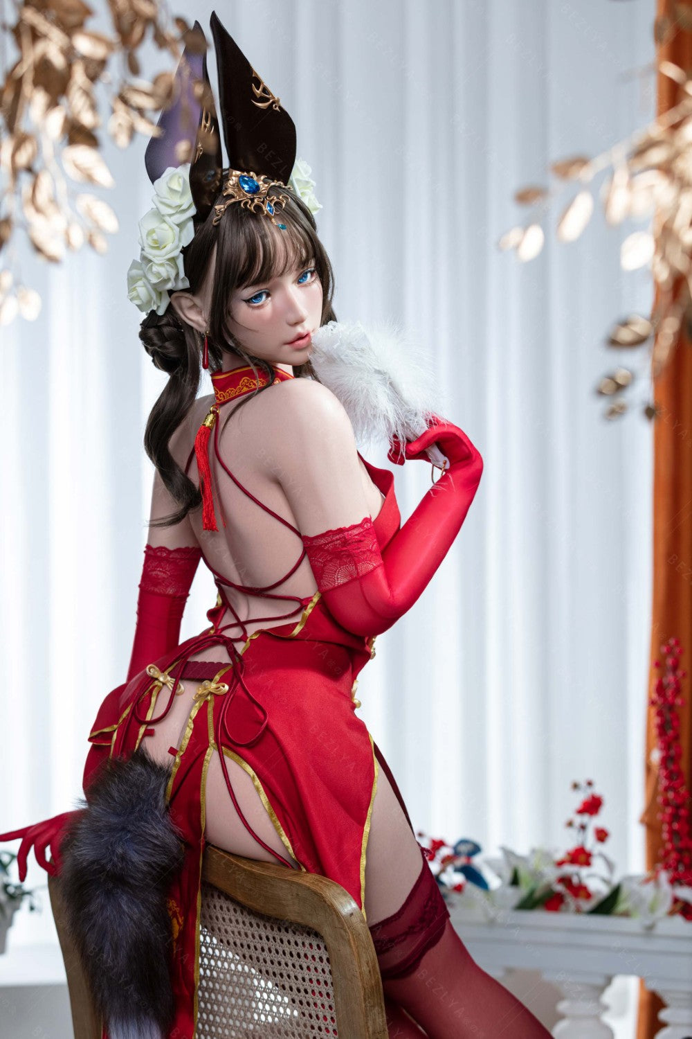 Mandraradora seksnukk (Bezlya Doll 155 cm B tass 2,1 silikoon)