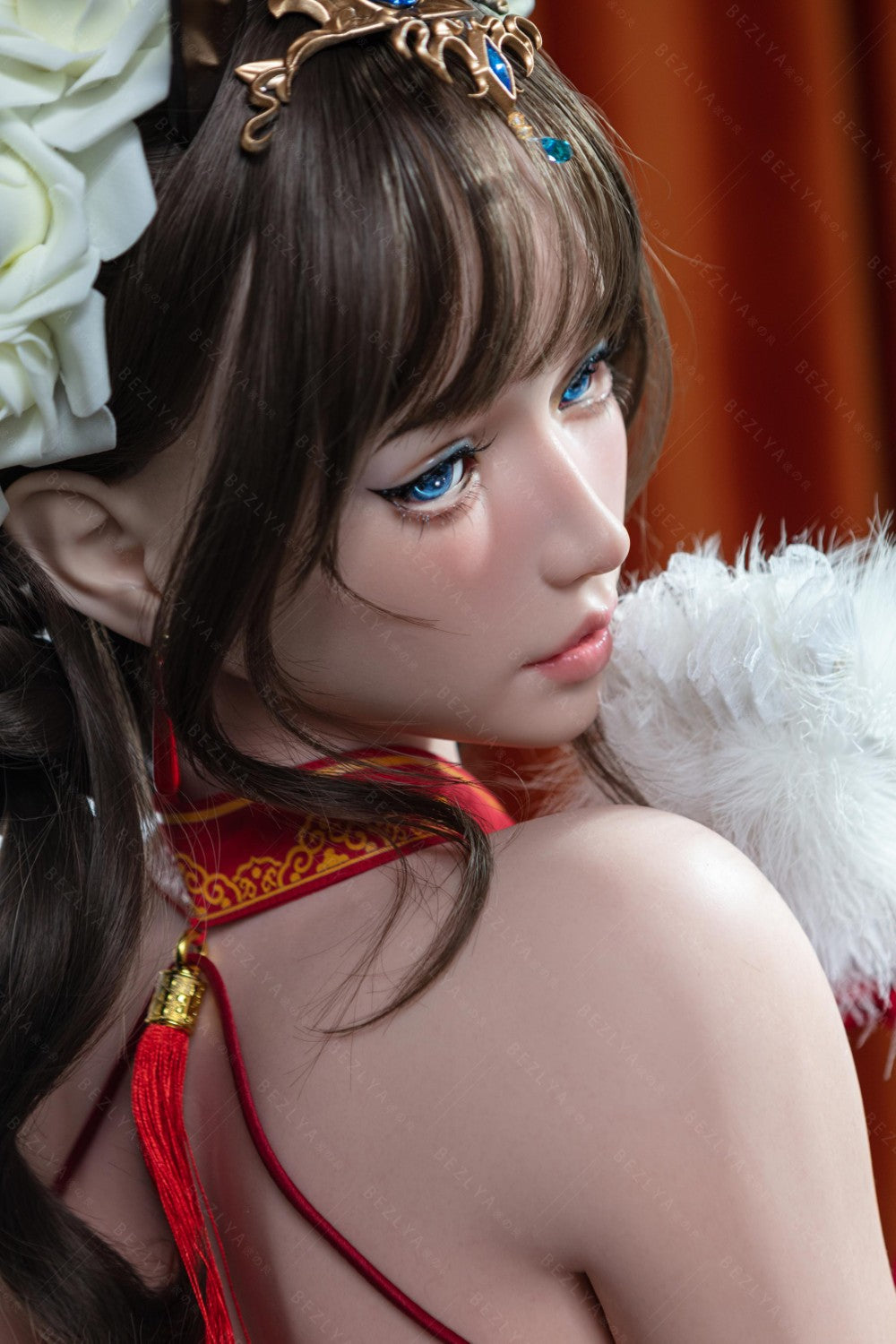 Mandraradora seksnukk (Bezlya Doll 155 cm B tass 2,1 silikoon)