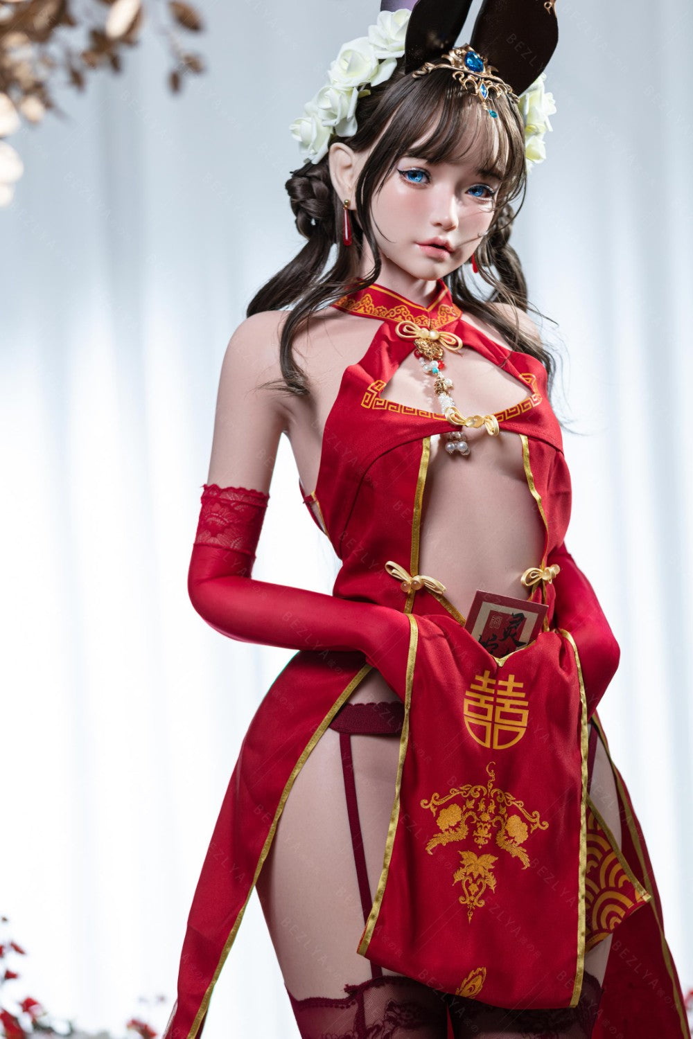 Mandraradora seksnukk (Bezlya Doll 155 cm B tass 2,1 silikoon)