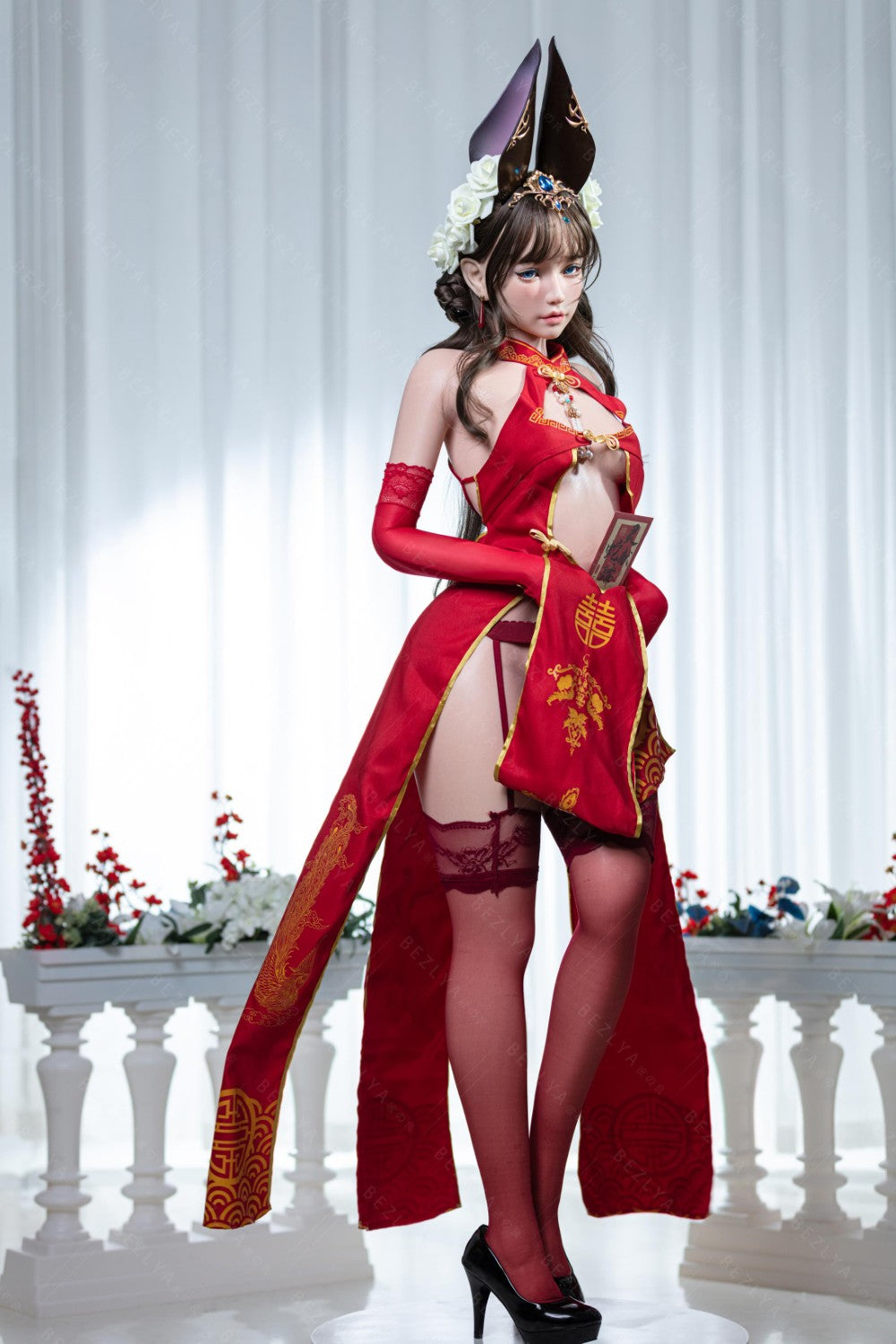 Mandraradora seksnukk (Bezlya Doll 155 cm B tass 2,1 silikoon)