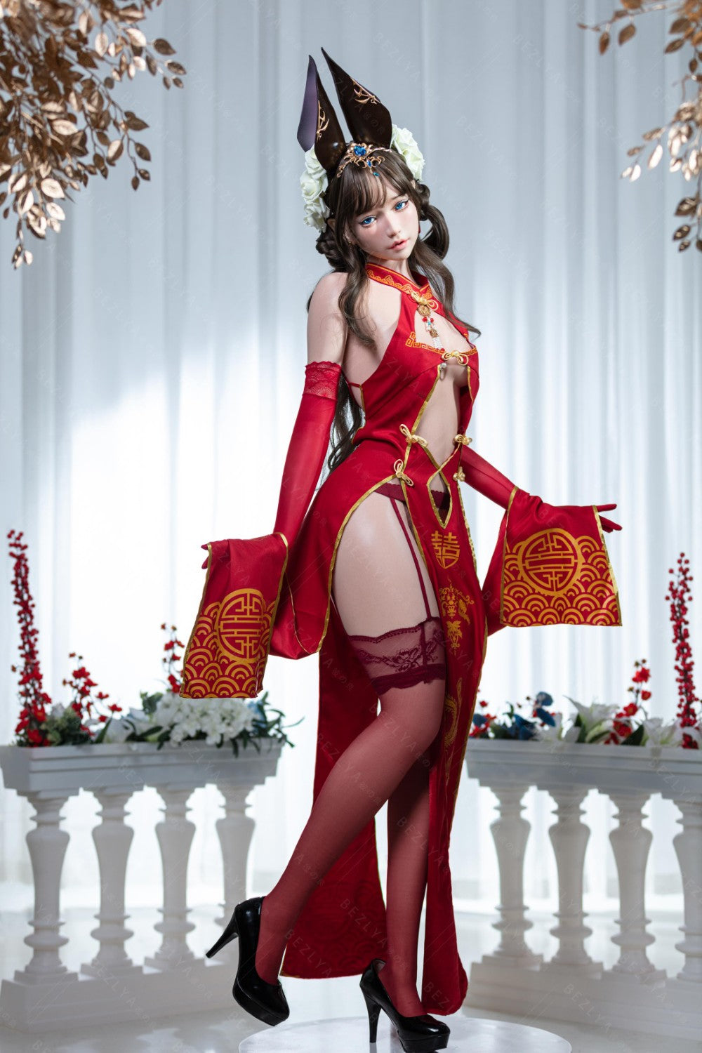 Mandraradora seksnukk (Bezlya Doll 155 cm B tass 2,1 silikoon)
