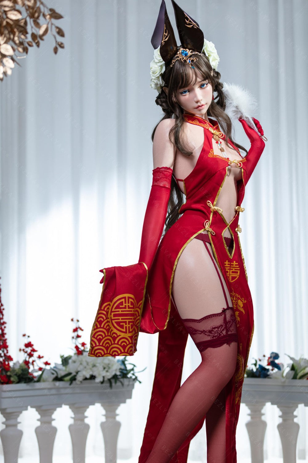 Mandraradora seksnukk (Bezlya Doll 155 cm B tass 2,1 silikoon)