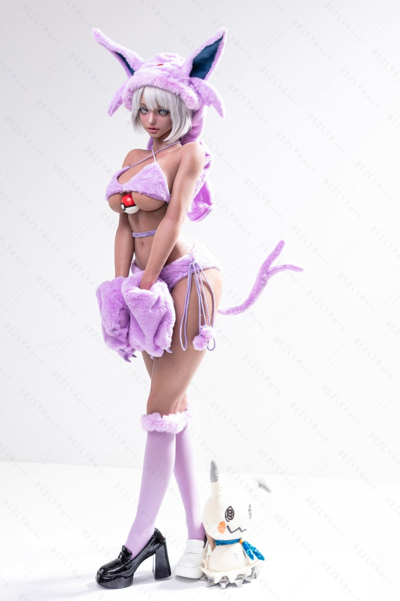 Campanula seksnukk (Bezlya Doll 155 cm E-tass 2,2CF silikoon)