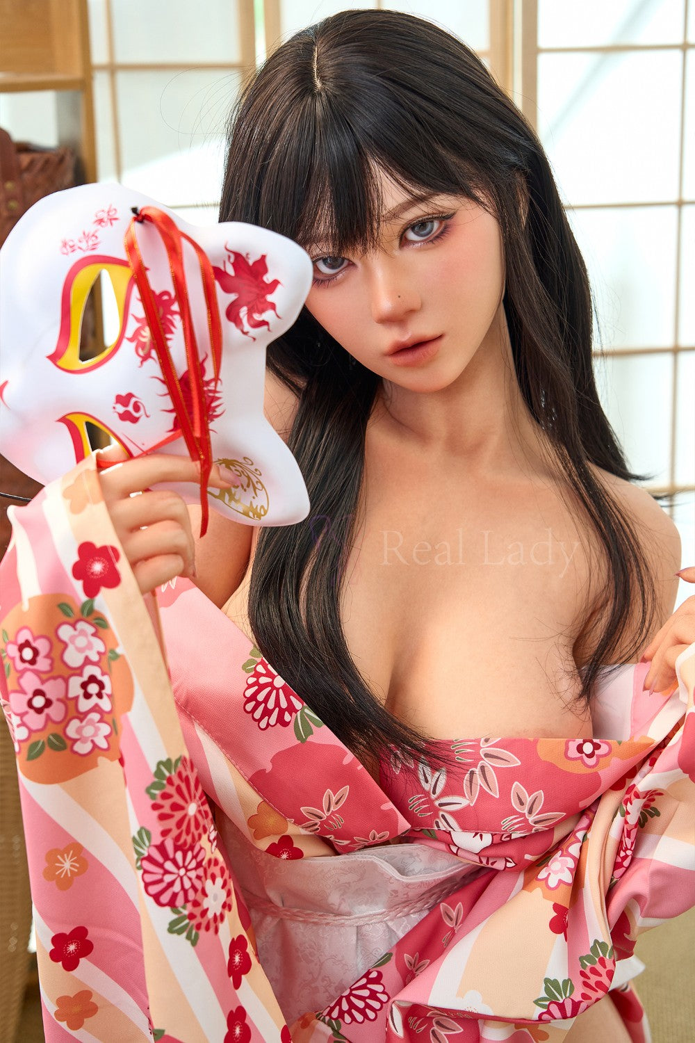 Kagura seksnukk (Real Lady 150 cm F-Cup T6 RST silikoon)