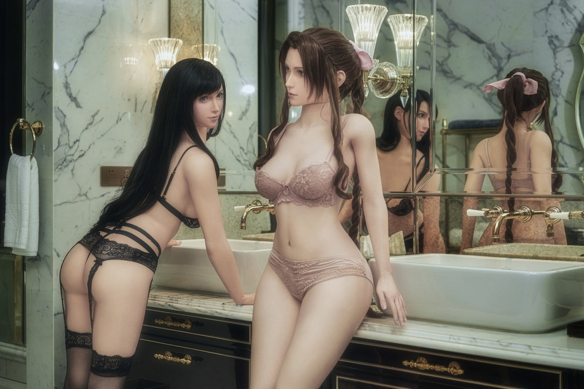 Aerith Sex Doll (Game Lady 167 cm D-Cup nr 04 silikoon)