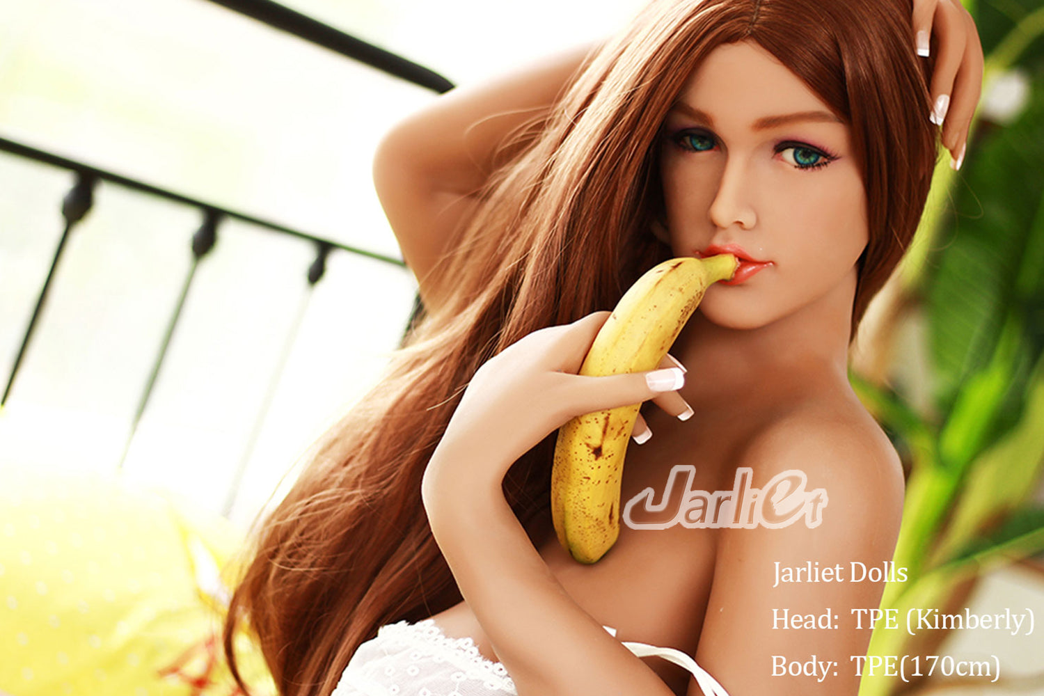 Kimberly seksnukk (Jarliet 170 cm H-Cup TPE)