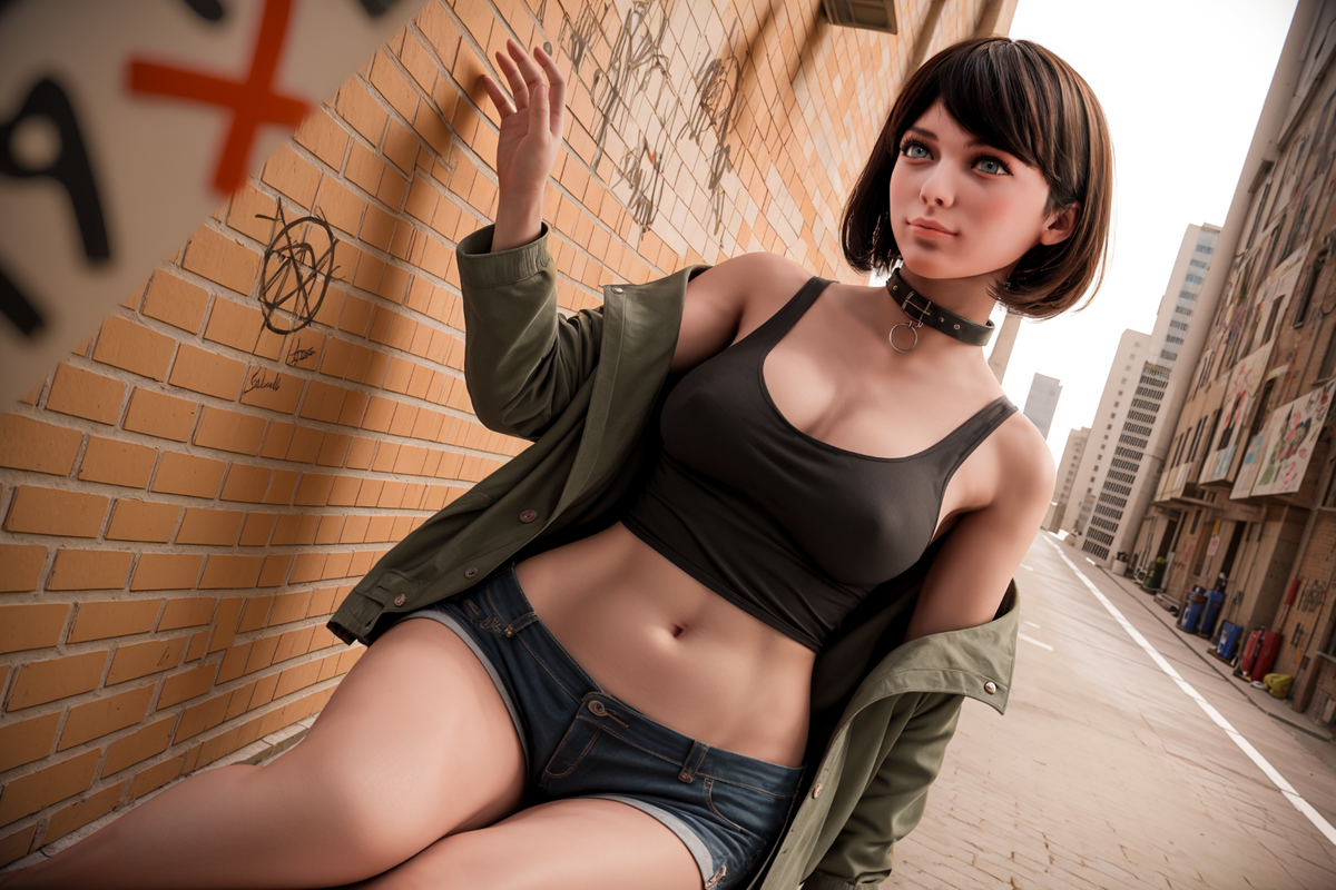Mathilda seksnukk (Aibei Doll 151 cm F-Cup #AB17 TPE + silikoon)