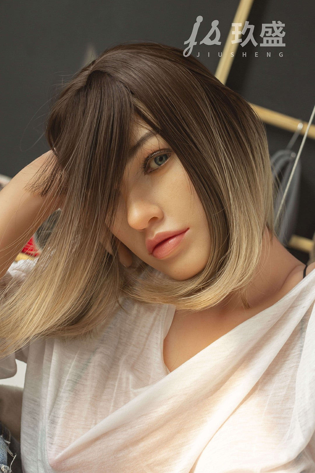Lisa seksnukk (Jiusheng 163 cm F-Cup #3 TPE + silikoon)