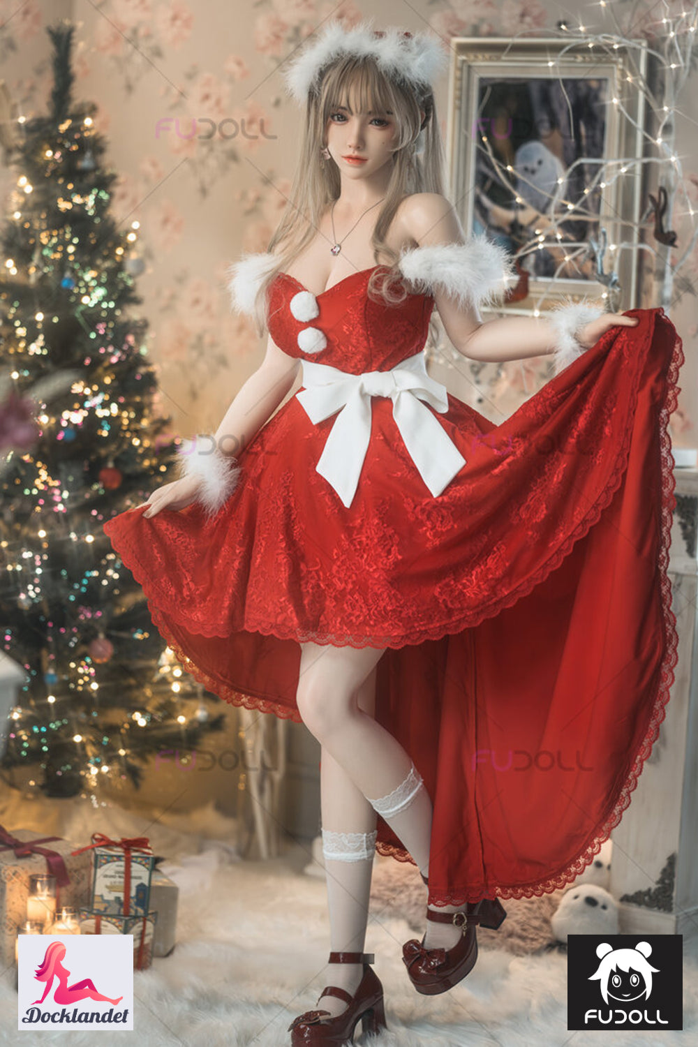 Miss Santa Sex Doll (FUDoll 165 cm F-Cup # J032-1 silikoon)