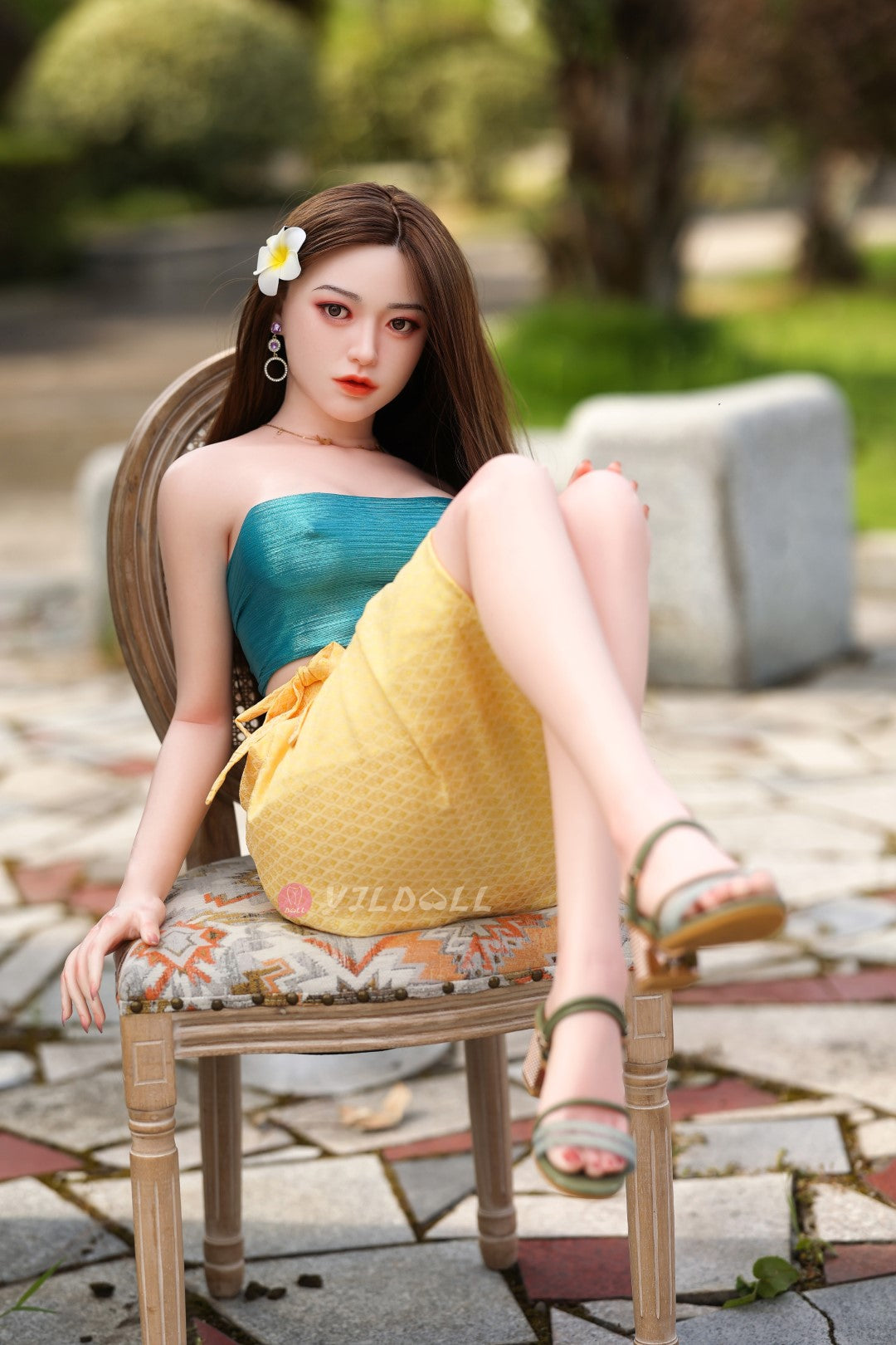 Chiyo seksnukk (YJL Doll 160 cm D-Cup #810 silikoon)