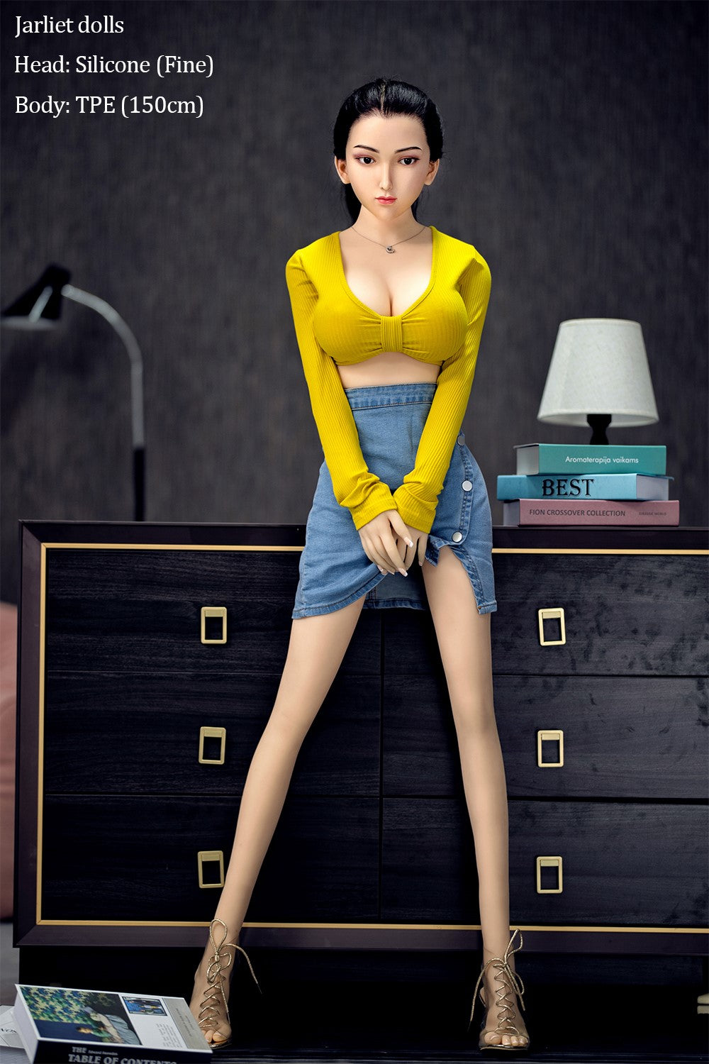 Fine Sex Doll (Jarliet 150 cm D-Cup TPE + silikoon)
