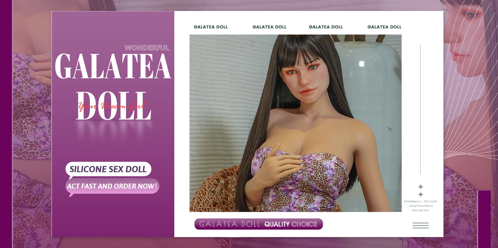 Joline seksnukk (Galatea Doll 163 cm D-Cup #198 silikoon)
