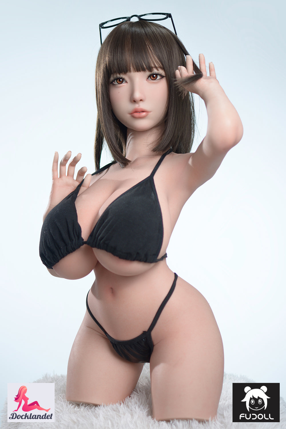Xiaoyue torso seksinukk (FUDoll 80 cm H-Cup silikoon)