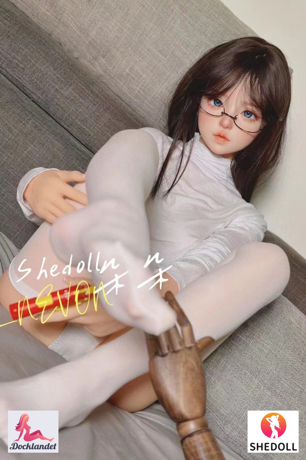 Dora seksnukk (SHEDOLL 148 cm D-Cup # SH073 2.0 TPE + silikoon)