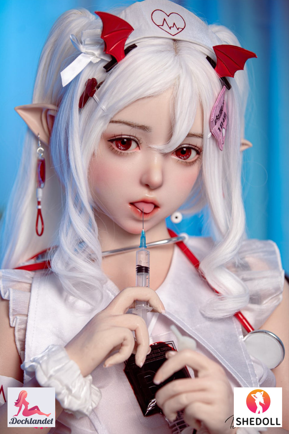 Dora Sexdocka (SHEDOLL 148cm D-Kupa #SH139 2.0 Silikon) Elf Nurse Sex Doll