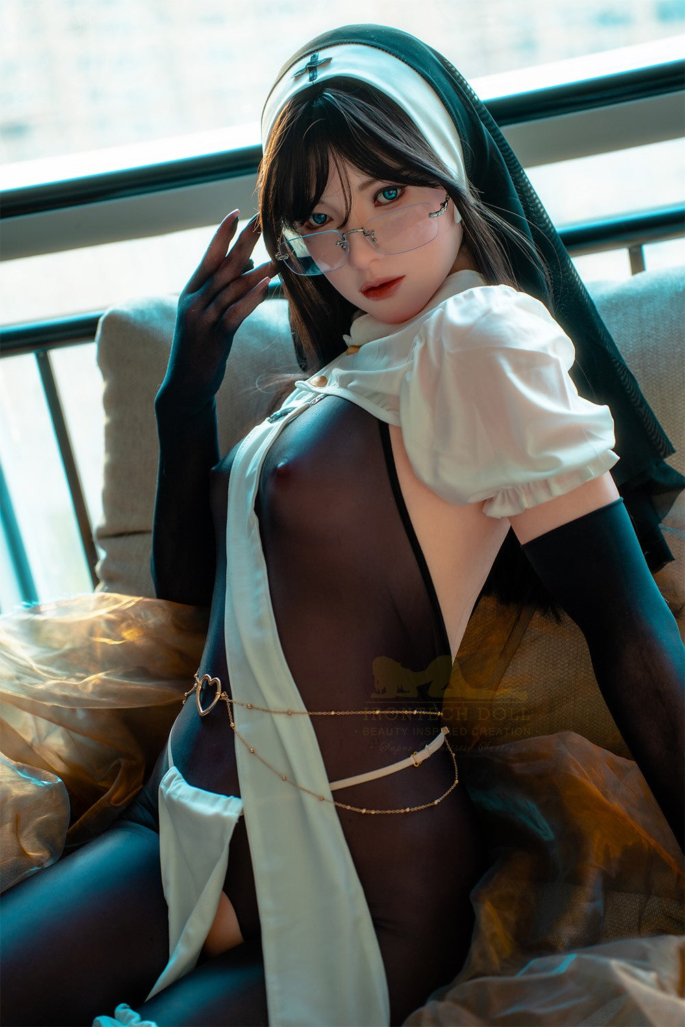 Yeona seksnukk (Irontech Doll 162 cm B-Cup S37 silikoon)