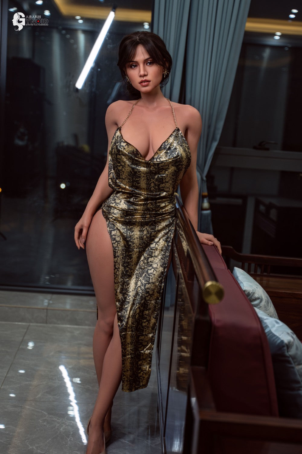 Seksnukk Gina Model 21 Deluxe (Gynoid Doll 164 cm F-Cup silikoon)