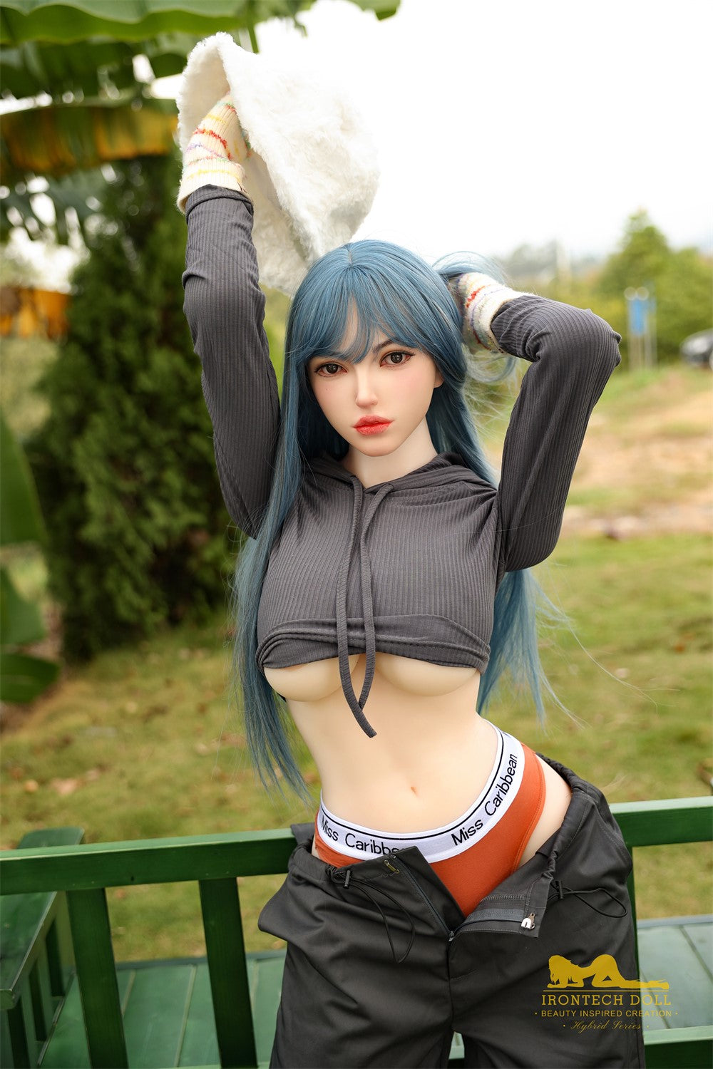 Joline seksnukk (Irontech Doll 159 cm G-Cup S41 TPE + silikoon)