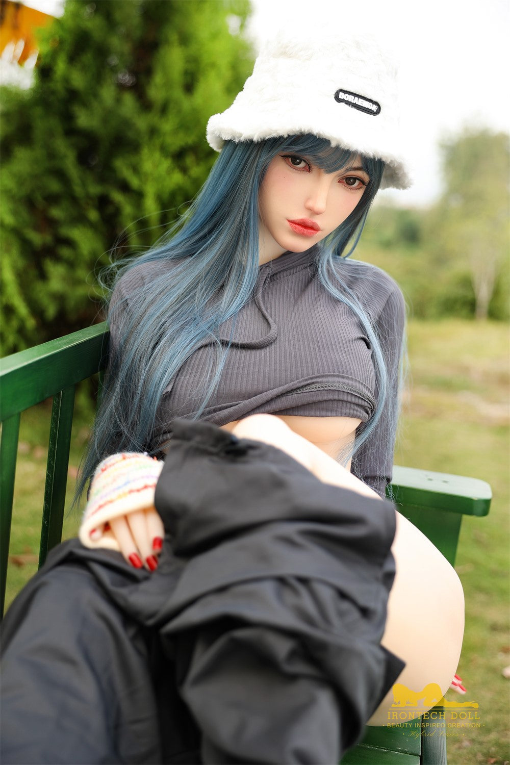 Joline seksnukk (Irontech Doll 159 cm G-Cup S41 TPE + silikoon)