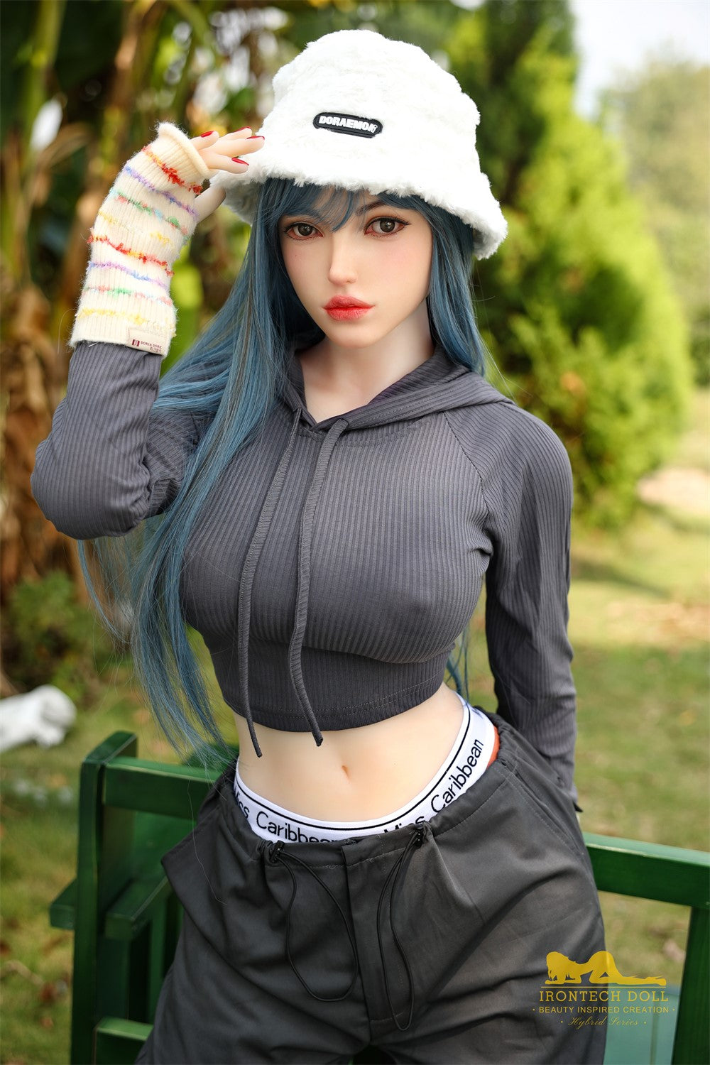 Joline seksnukk (Irontech Doll 159 cm G-Cup S41 TPE + silikoon)