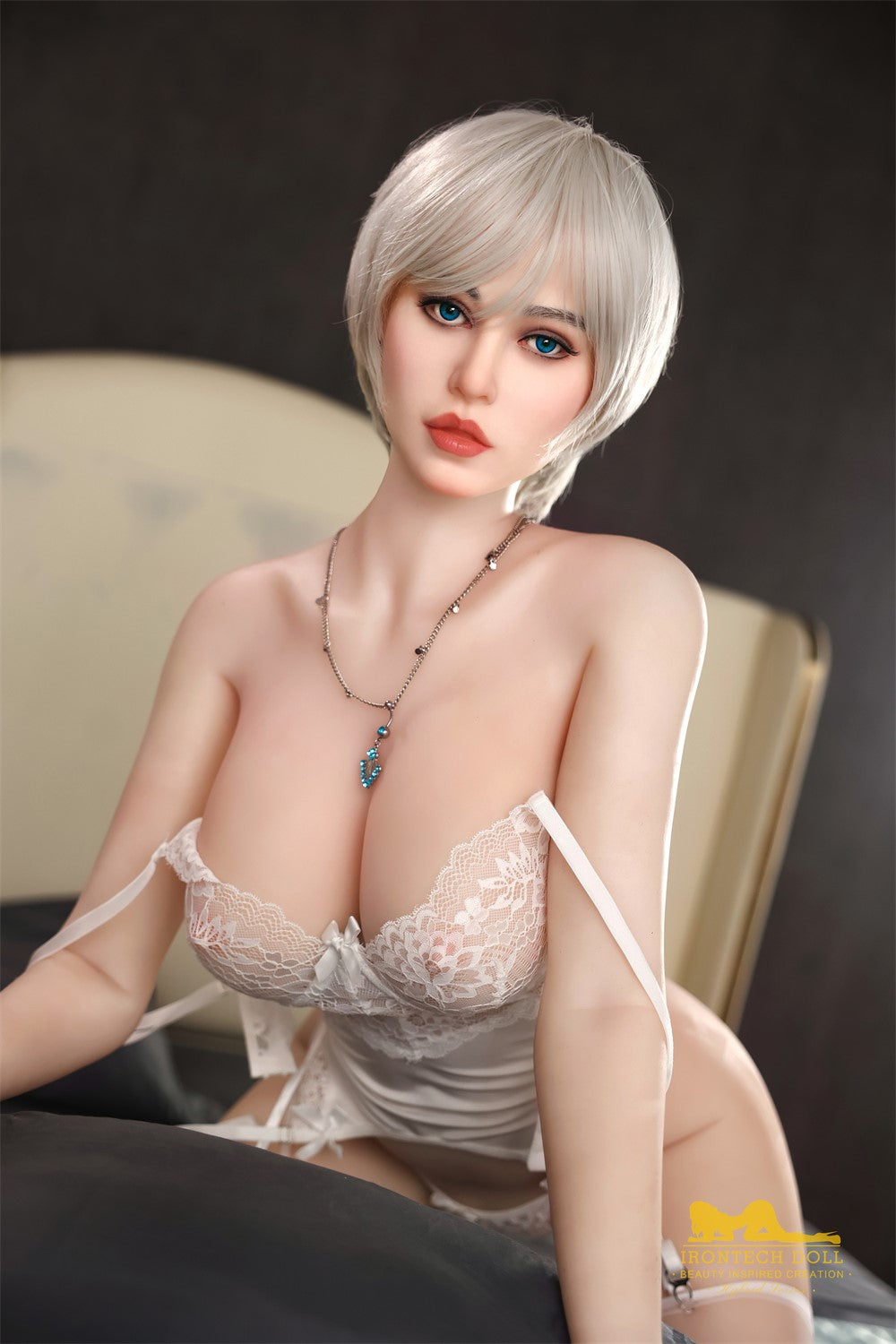 Angelia seksnukk (Irontech Doll 159 cm G-Cup S2 TPE + silikoon)