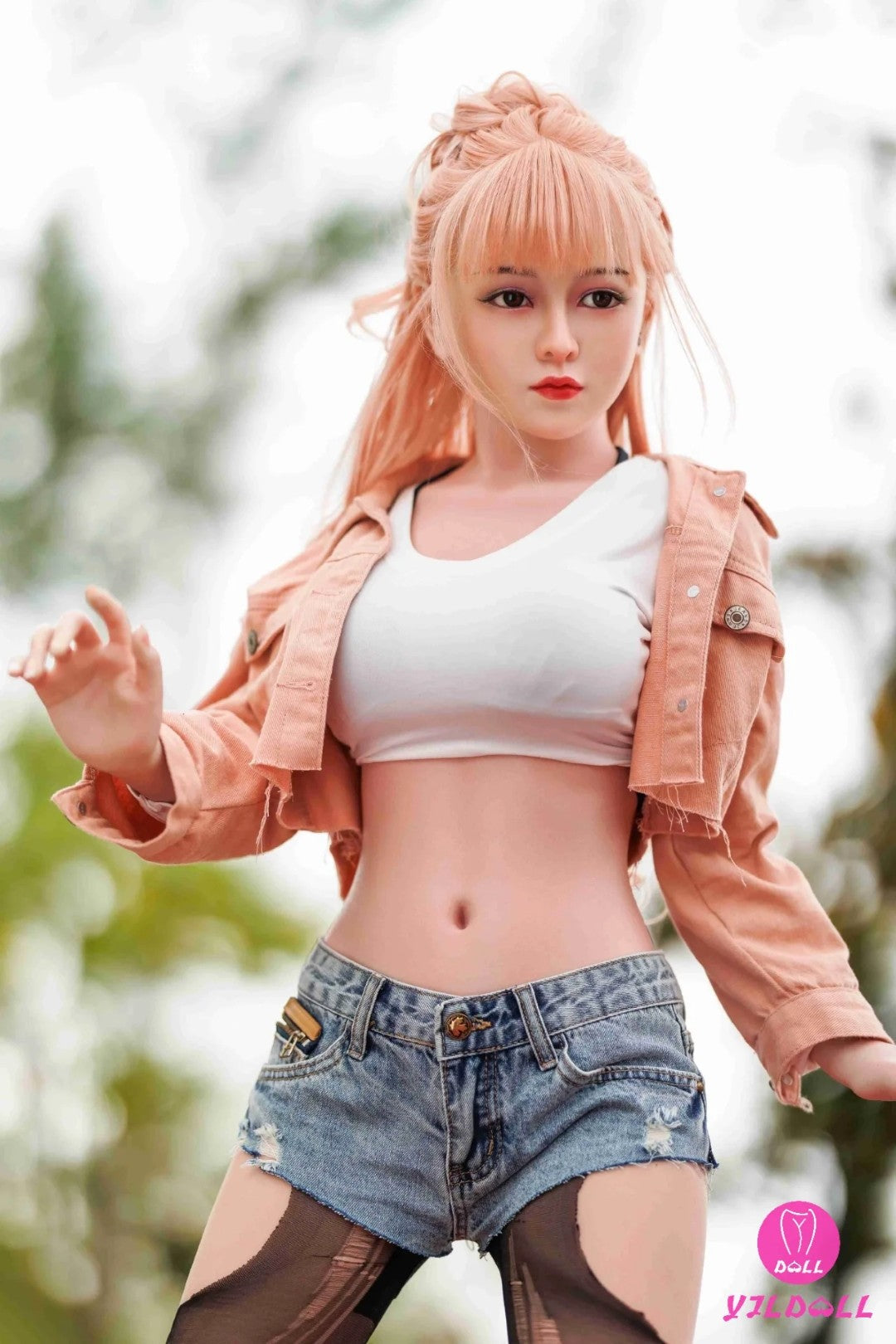 Ansley seksnukk (YJL Doll 148 cm D-Cup #369 TPE + silikoon)