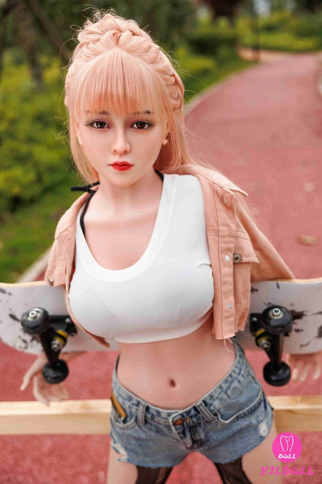 Ansley seksnukk (YJL Doll 148 cm D-Cup #369 TPE + silikoon)