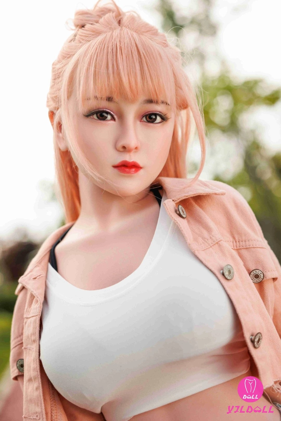 Ansley seksnukk (YJL Doll 148 cm D-Cup #369 TPE + silikoon)
