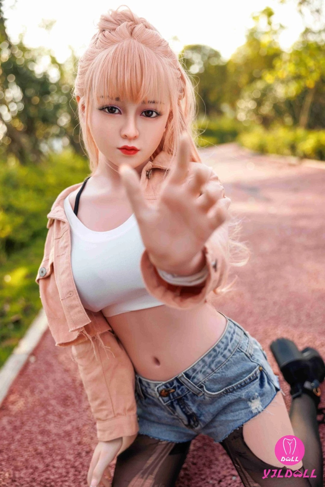 Ansley seksnukk (YJL Doll 148 cm D-Cup #369 TPE + silikoon)