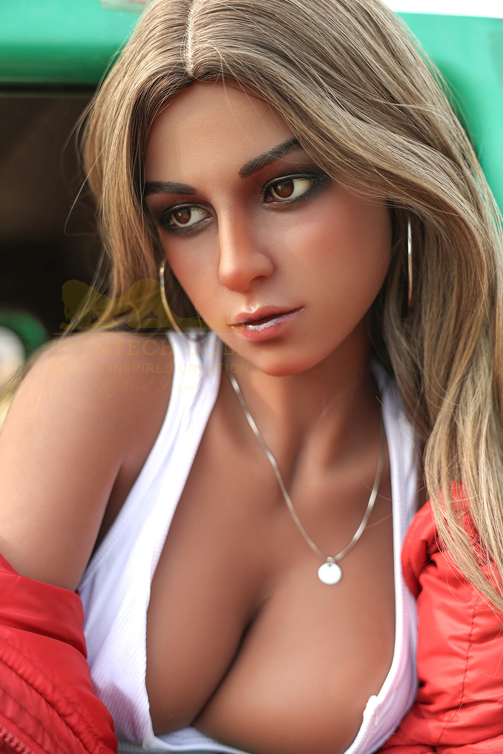 Flora seksnukk (Irontech Doll 159 cm G-Cup S38 TPE + silikoon)