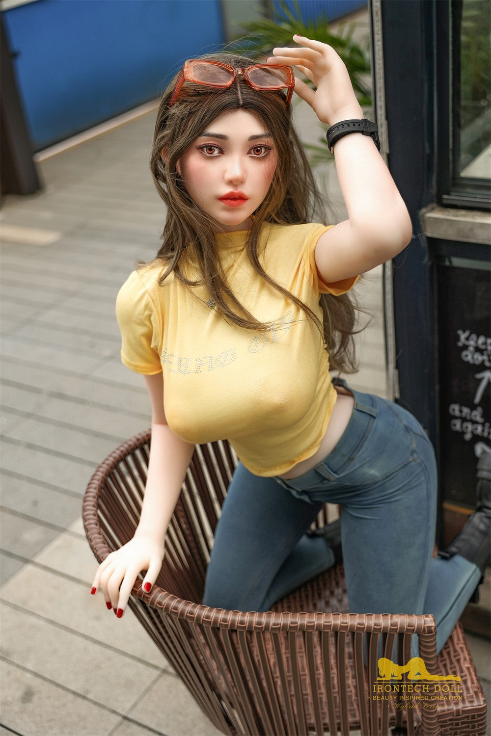 Eileen Sex Doll (Irontech Doll 159 cm G-Cup S40 TPE + silikoon)
