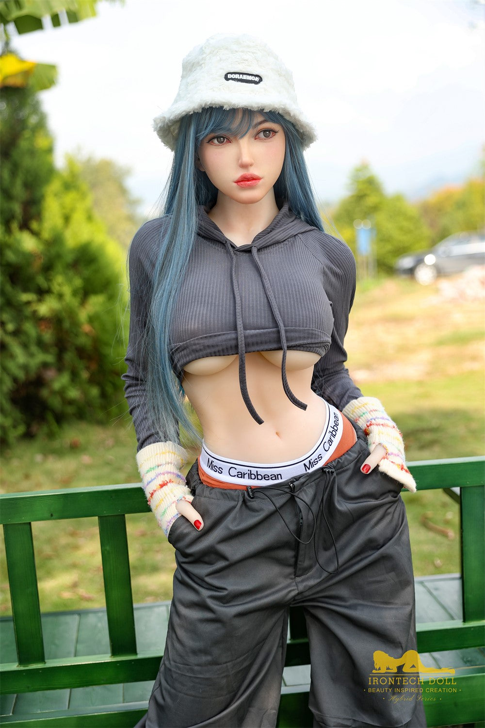 Joline seksnukk (Irontech Doll 159 cm G-Cup S41 TPE + silikoon)