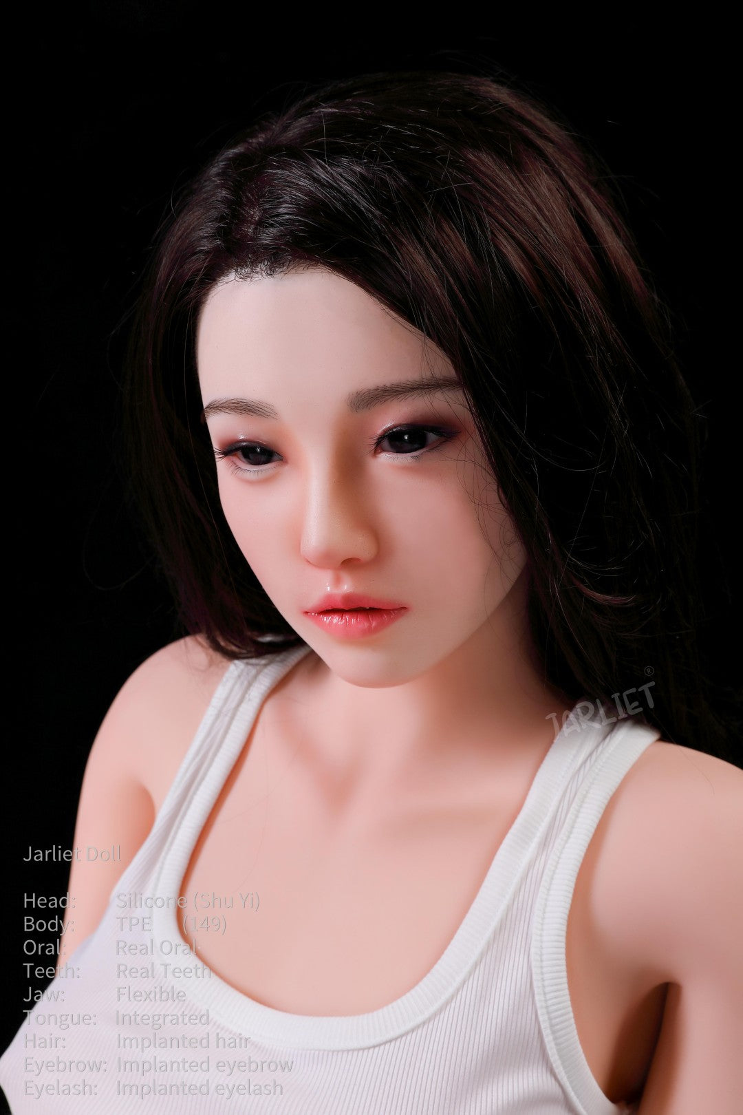 Shuyi seksnukk (Jarliet 149 cm E-Cup TPE + silikoon)