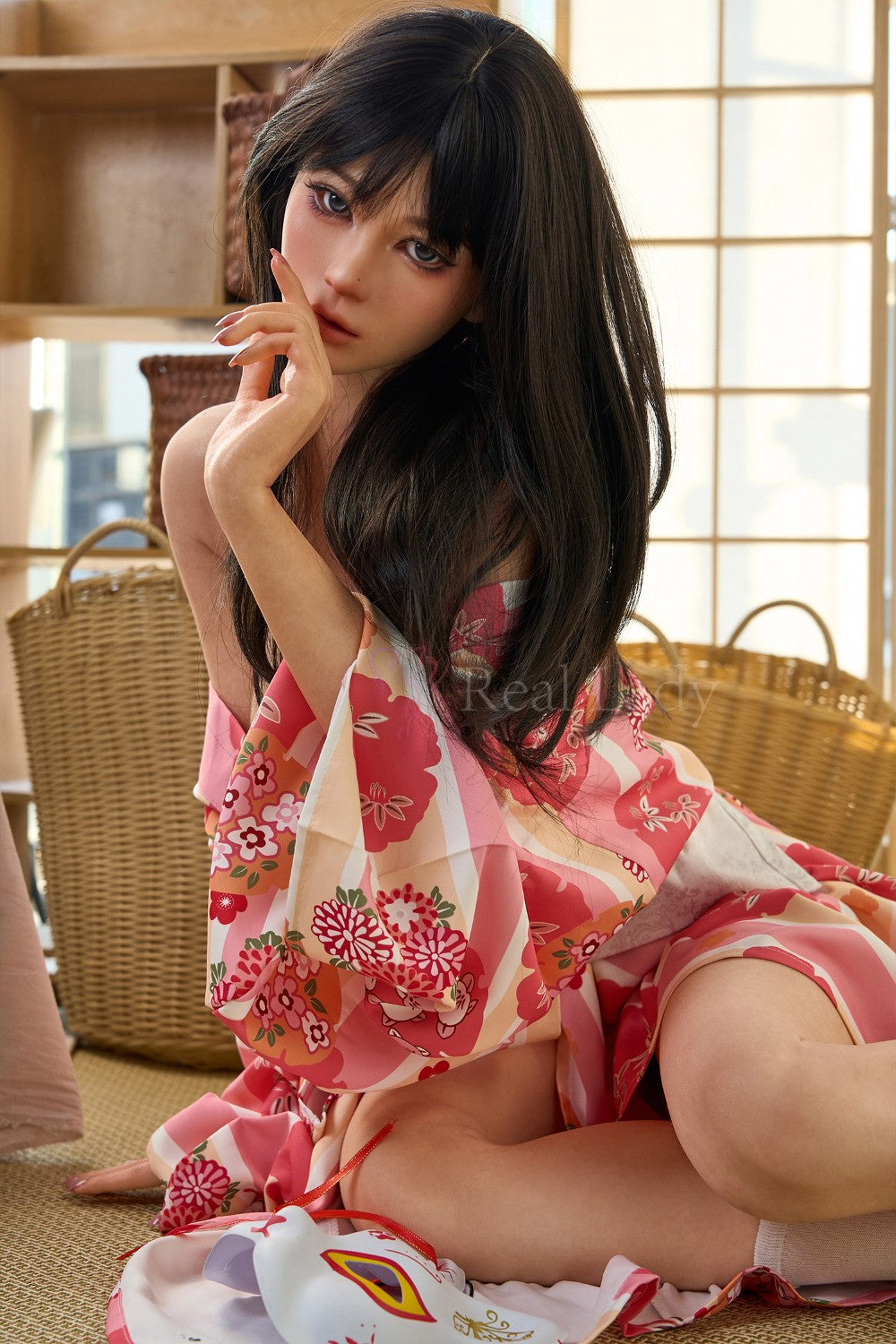 Kagura seksnukk (Real Lady 150 cm F-Cup T6 RST silikoon)
