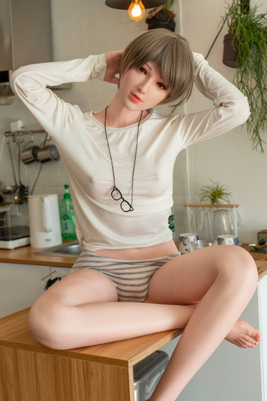 Yuyani seksnukk (Tayu-Doll 155 cm B-Cup ZC-4# silikoon)