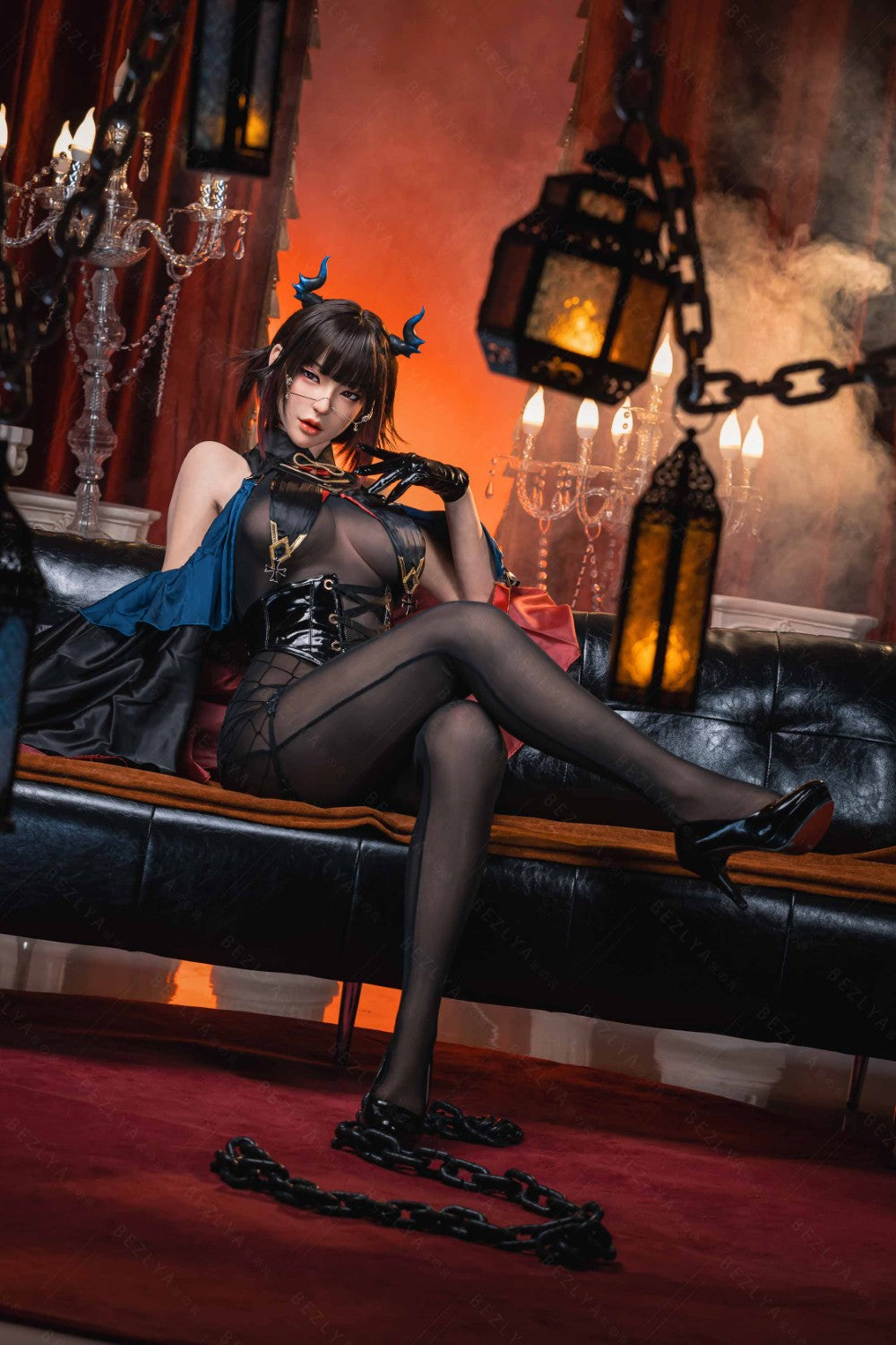 Aglaia seksnukk (Bezlya Doll 162 cm C-Cup 2,2U silikoon)