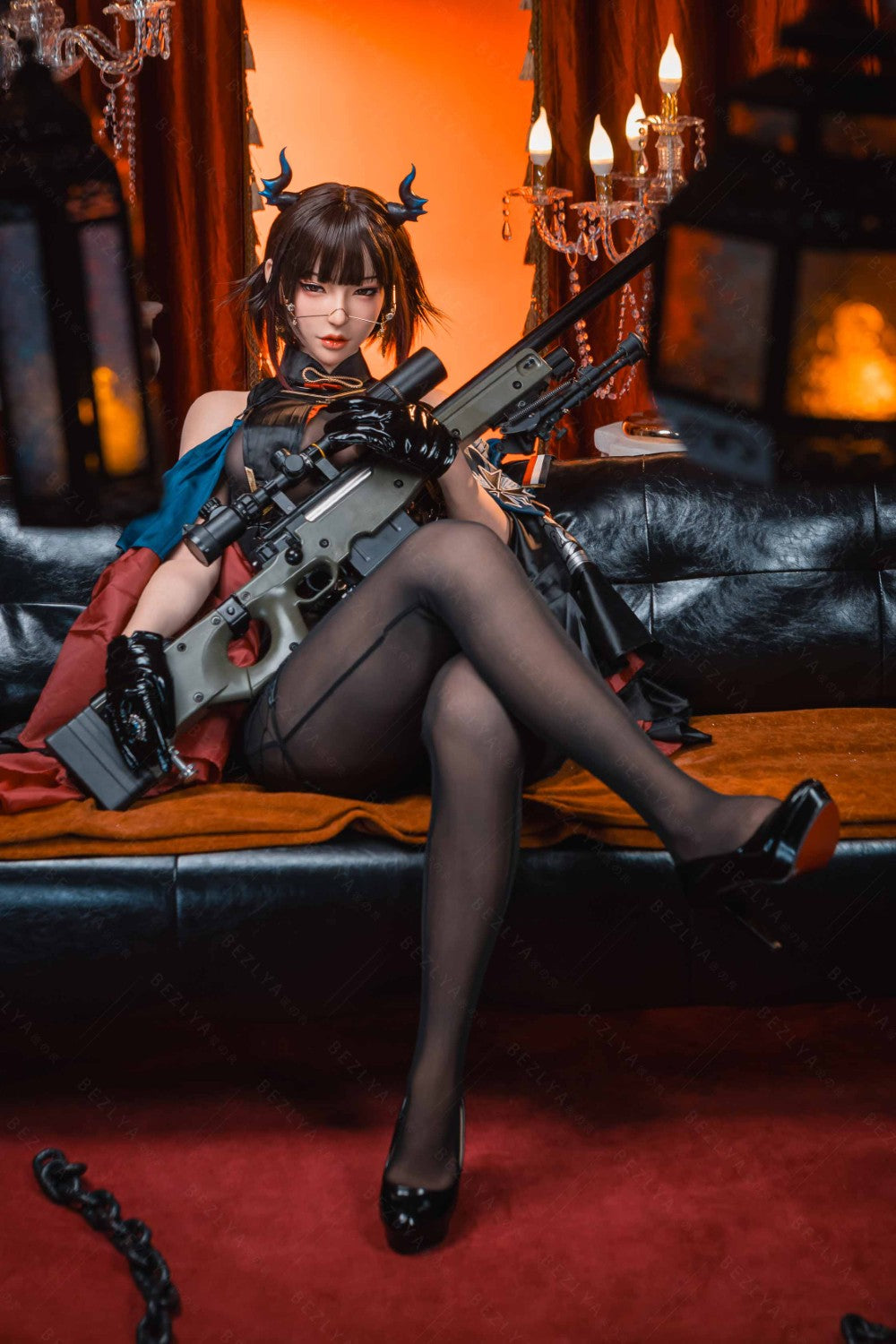 Aglaia seksnukk (Bezlya Doll 162 cm C-Cup 2,2U silikoon)