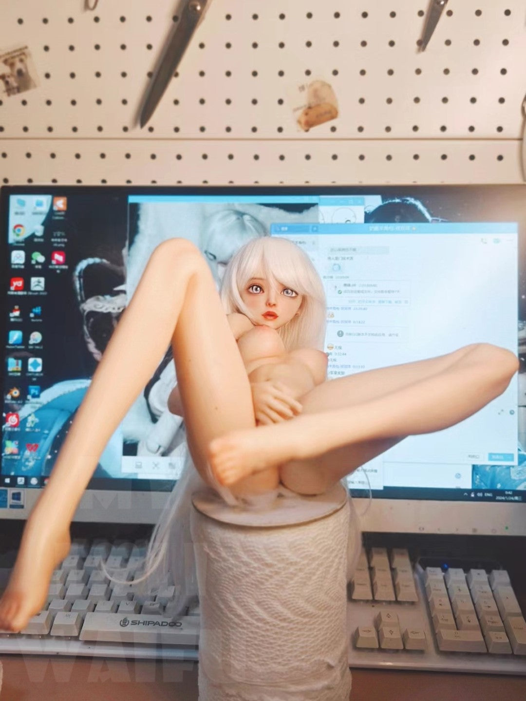 Nanasaki seksnukk (My Loli Waifu 60 cm C-Cup #M1 silikoon)