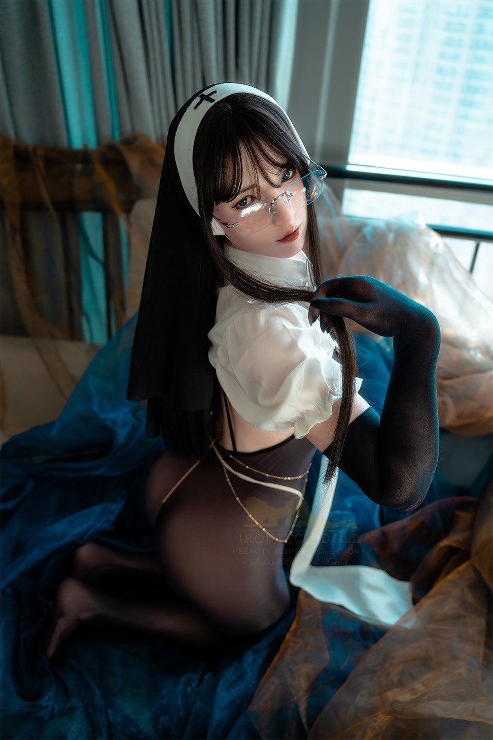 Yeona seksnukk (Irontech Doll 162 cm B-Cup S37 silikoon)