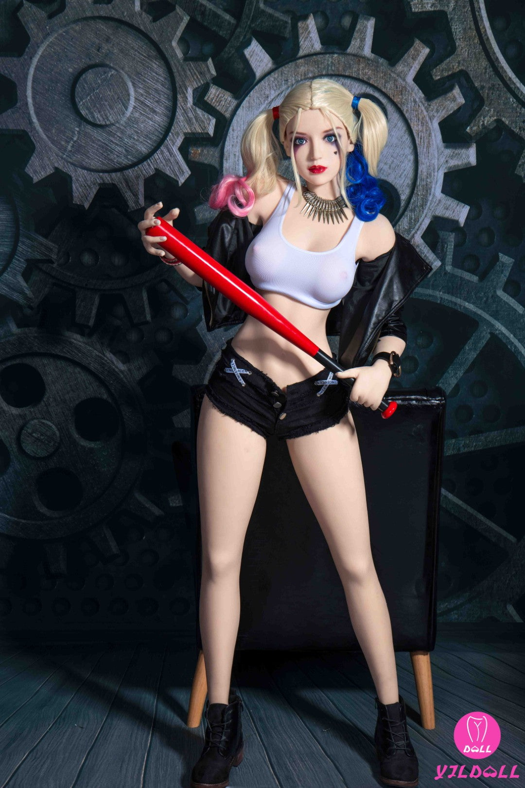 Harley Quinn seksnukk (YJL Doll 168 cm C-Cup #31 TPE)